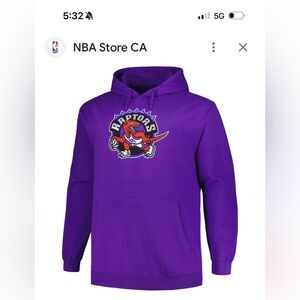 Mitchell & Ness Purple Raptors Sweatshirt L